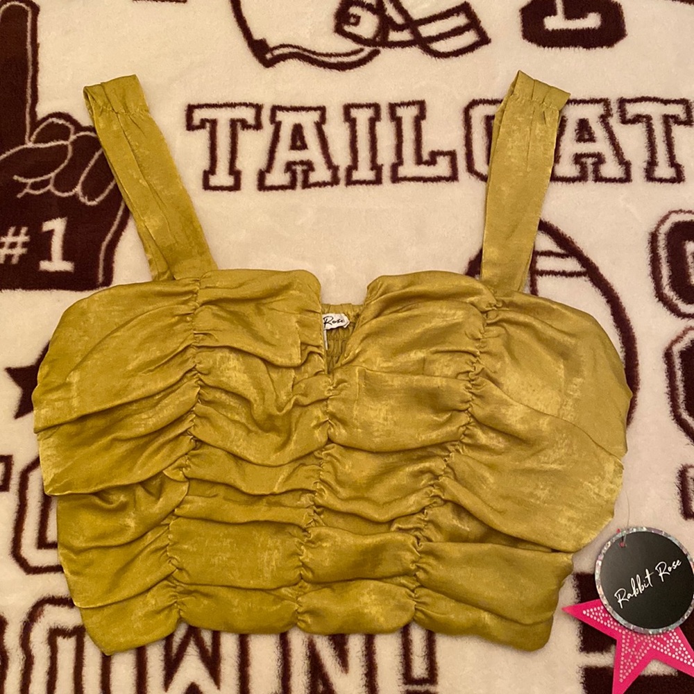 Gold Crop Top